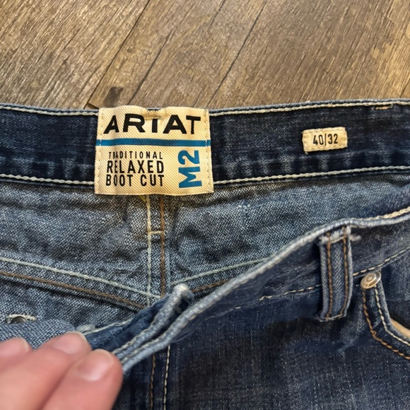 ARIAT M4  Cole relaxed bootcut denim jeans 40x32 western Bayshore workwear - Picture 9 of 12